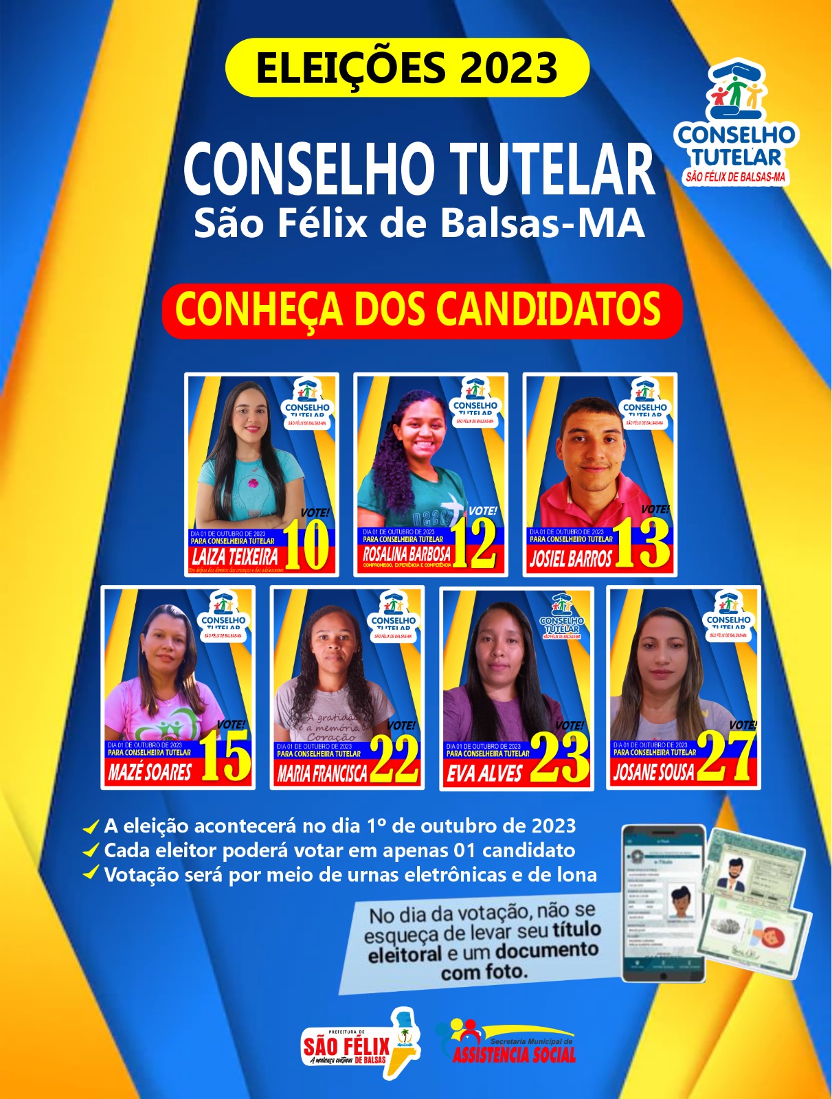 ELEIÇÕES CONSELHEIRO TUTELAR - 2023