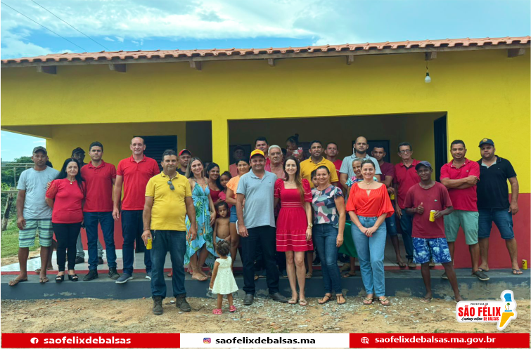 INAUGURAÇÃO DA ESCOLA MUNICIPAL SÃO PEDRO - POVOADO ANGICAL